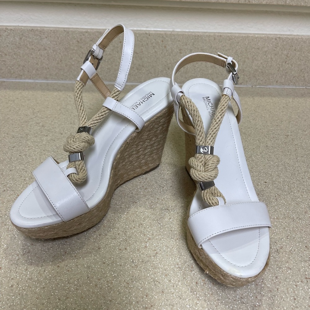 Michael Kors Wedge Rope Knot Sandals